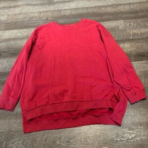 American Eagle Red Crewneck Sweatshirt